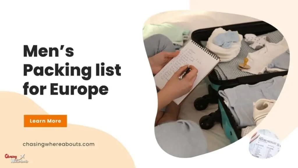 Men's Packing List for Europe: 2 Weeks of Essentials in 2026